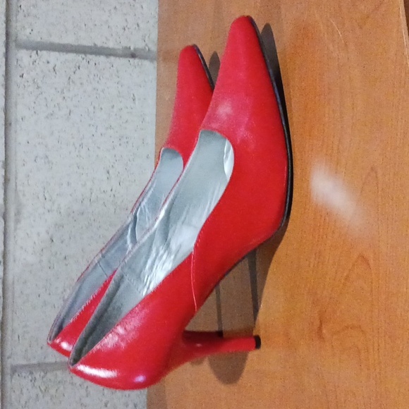 LeDame Crossdresser Red High Heels Mens Size 14D Womens Size 16D - Picture 3 of 6